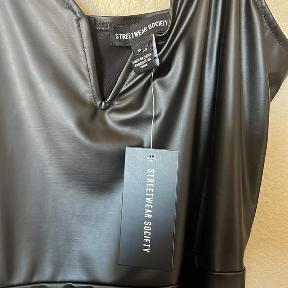 BNWT Streetwear Society Black party Dress sz XL - Picture 6 of 8